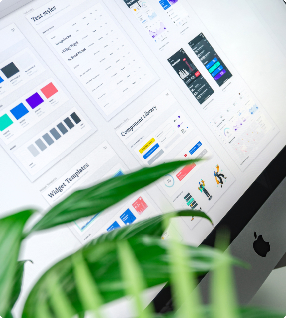 Component libraries to help design interfaces that respect brand codes and identity